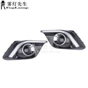 2 PCS DRL for Mazda 3 Mazda3 Axela 2014 2015 2016 LED DRL Daytime Running Lights with Turn Signal Fog Light Cover