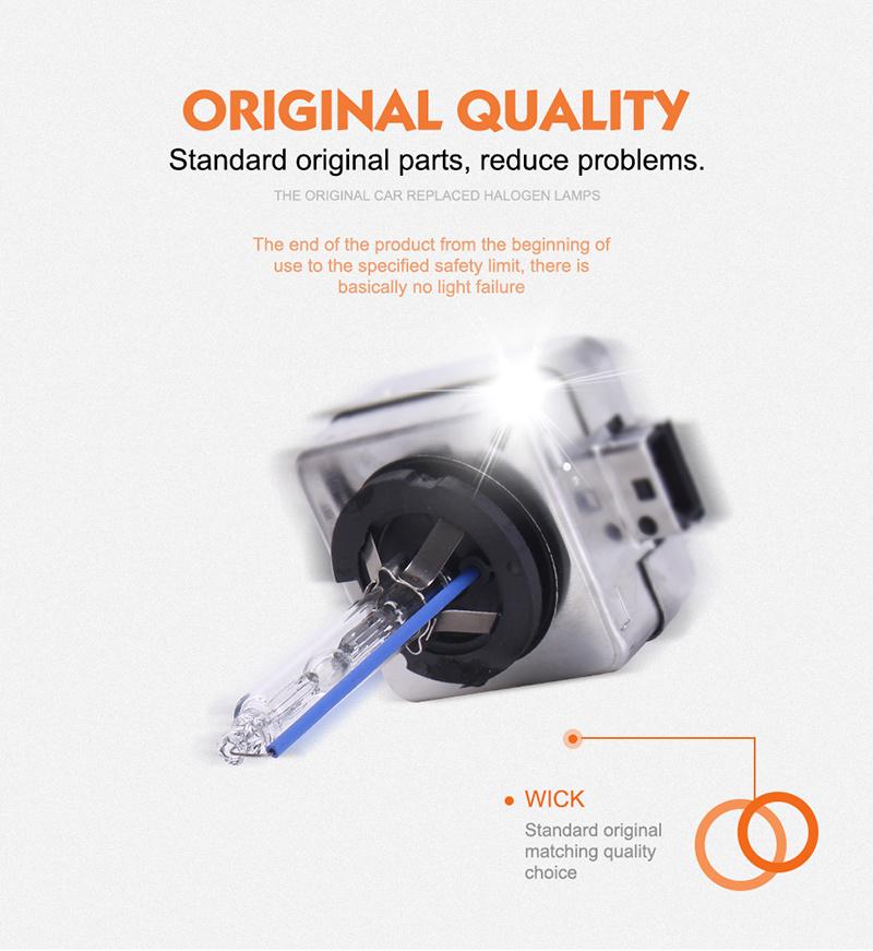 Auto Parts HID Xenon Lamp D1s/R D2s/R D3s/R D4s/R Xenon Bulb Factory