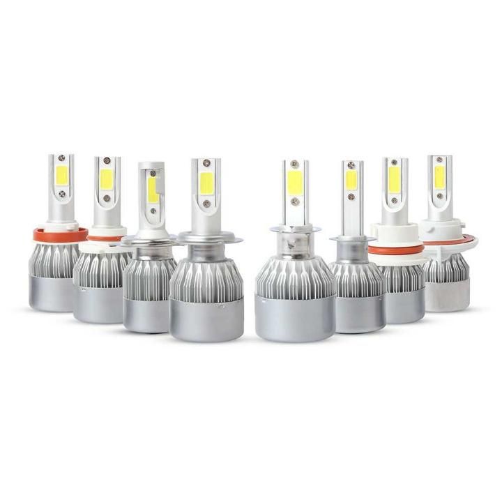 LED White Headlamp Car LED Headlight Kit C6 H7 H8 H9 H11 LED Bulb H1 LED Car Light