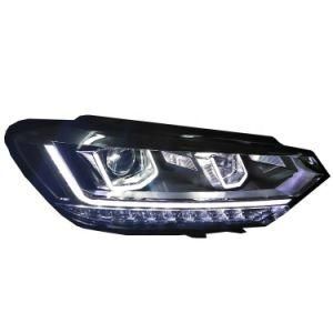 Car Lighting Spare Parts Bixenon Projector Lens Headlight for 2016 Touran