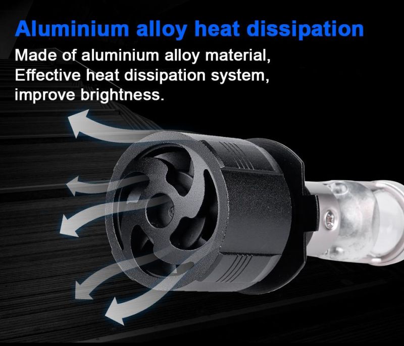 Super Bright H4 Ba20d High / Low Beam LED for Motorcycle Headlight Diode Bulb