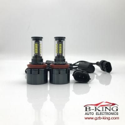 160W E92/H8 3000lm CREE-Xte LED Angel Eye Bulb Set with Five Color Tube