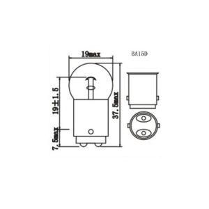 G18 R10W 12V 10W Ba15D Hot Sale Backup Fog Auto Lights Stop Halogen Lamps Tail Turn Bulbs for Car Bus and Truck