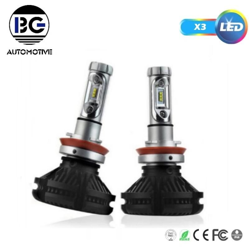 Wholesale 9004 9005 9006 9007 H4 H11 H13 H7 Super Bright 8000lm 30W X3 LED Headlight Bulb