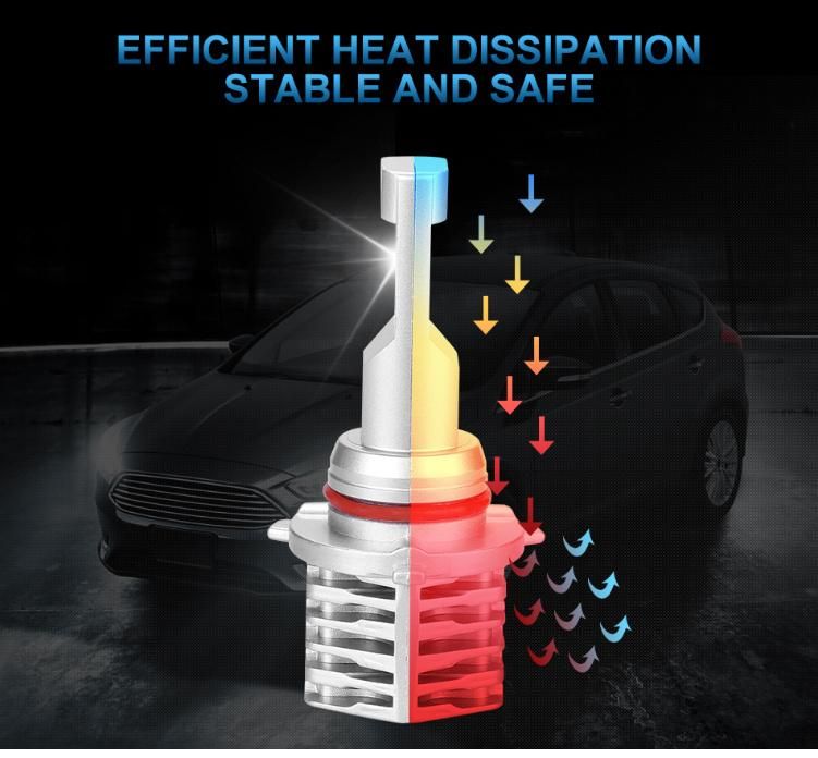 2020 New Product M3 LED Zes Car LED Headlight Bulbs H1 H3 H4 H7 H11 9005 9006 H27 880 12000lm Hi-Lo Beam Farol LED Moto Lights