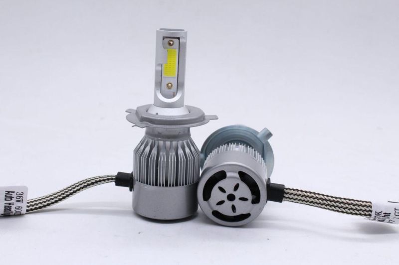 C6 LED Automobile Headlamp H7 H4 H11 LED Lamp Manufacturer Direct Selling Automobile Headlamp