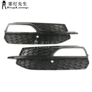 Car Front Grills Bumper Fog Lights Cover Lamp Frame Trim for- S3 A3 2013-2016