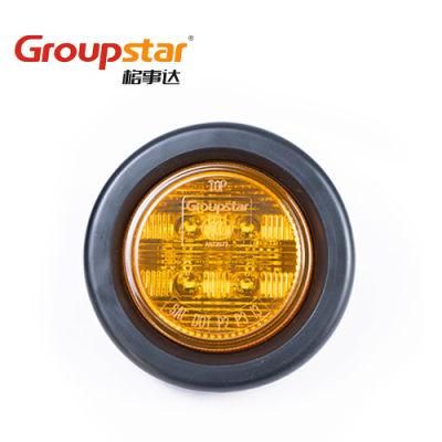 10-30V 2.0 Inch Round LED Clearance Outline Marker Lights for Truck Trailer Car Lights