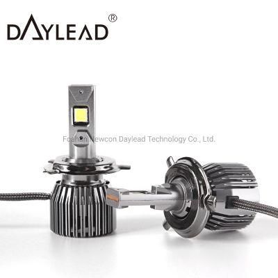 Factory OEM Car Accessories 3570 Chip 6000K Car H4 LED Headlights for Motorcycle Lighting