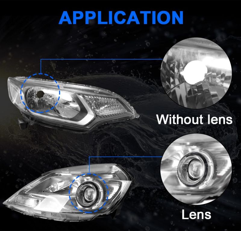 Super Bright Headlight Plug and Play 8000lm 50W LED Headlight H13 H4 9004 9007 H11 H7