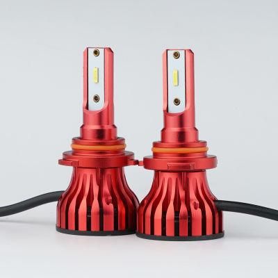 V28 Wholesale Cheap Fan Cooling 5500lm 1860chip 24V 12V Car Light 9006 9005 LED Headlamp