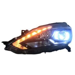 LED Light Car Parts Bixenon Projector Lens Headlight for 2016 Sentra