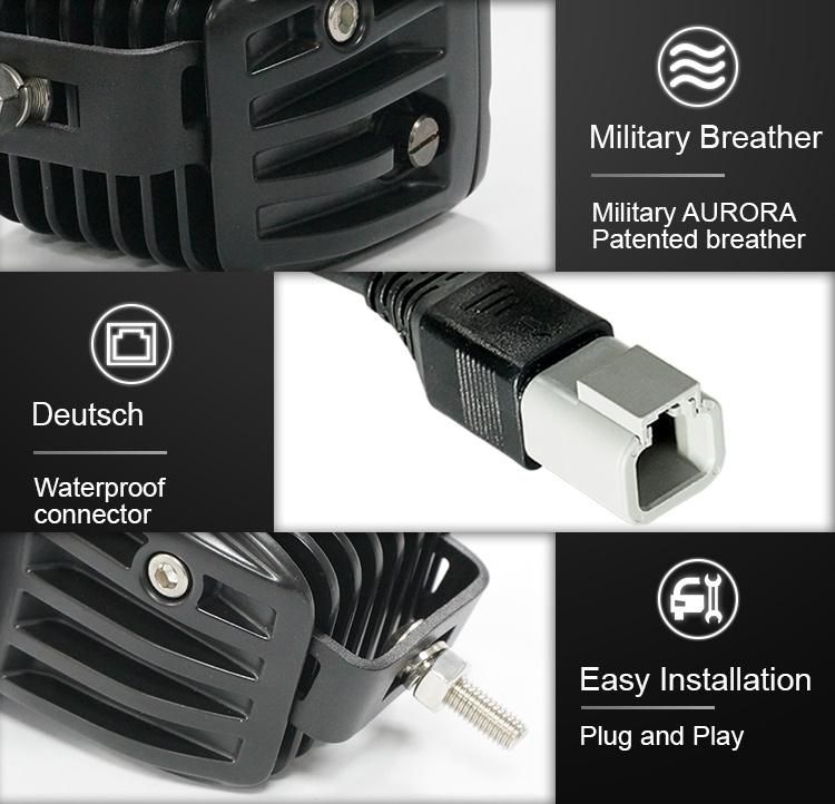 Aurora LED Fog Work Pod Light