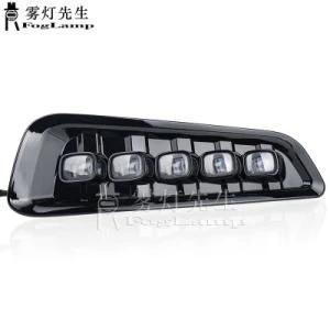 LED White Daytime Running Light Amber Sequential Turn Signal Front Fog Lamps 2PCS Compatible for Ford-F150 2017 2018 2019