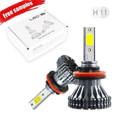 V2f H11 LED Headlights 20W 2500lm H1 Hb2 Px26D H4 Auto LED Headlight