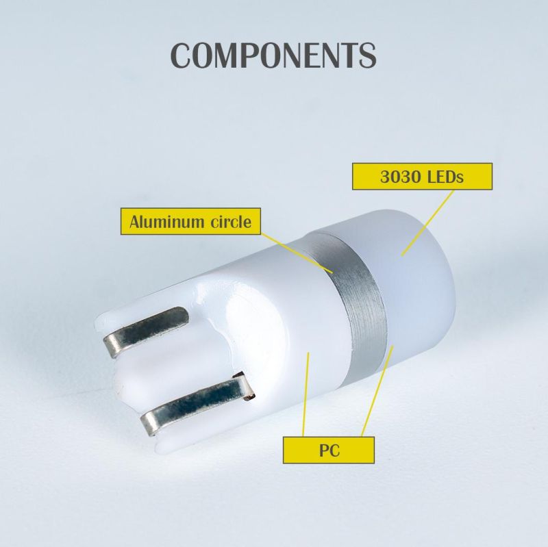 T8 Foggy Shell LED Car Interior Light Width Light Position Light