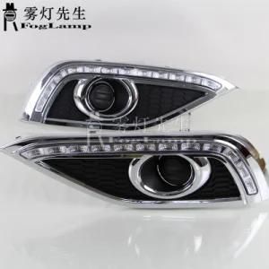 2 Colors Daytime Running Light Fog Lamp with Turn Yellow Signal for Honda CRV Cr-V 2012-2014 Front LED DRL