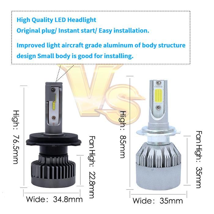 Auto Headlight Bulb 9012 for 12V Cars