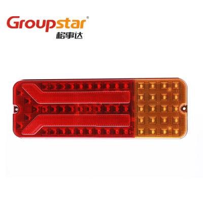 12V 24V Red Auto LED Tail Lighting Truck Trailer Indicator Stop Rear Lamps LED Auto Light