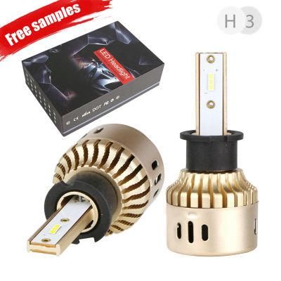 New Car LED Headlight Bulbs H1 H3 H4 H7 Headlights 9005 9006 Wholesale Automotive Parts Automobile Lamp
