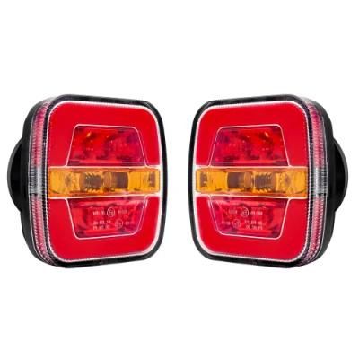 2021 Newest Bonsen LED PARA Camiones Y Remolques Tres Funciones Side Number Plate Light