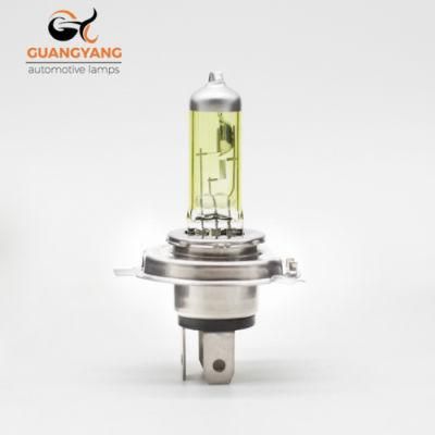 Factory Fog Light H4 Yellow Car Halogen Lamp 12V 60/55W