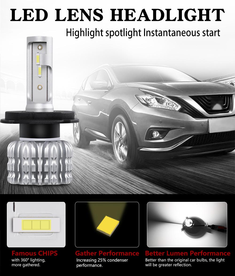 Wholesale Cheap K1 C6 LED Car Headlight 3000K Fog Light Special 9006 H11 LED H7 H4 LED Headlight Factory Direct Sales