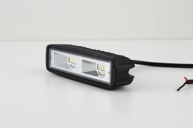 6.3 Inch 48W Mini LED Work Light Strip Spot&, Flood Light Bar SUV Driving Offroad