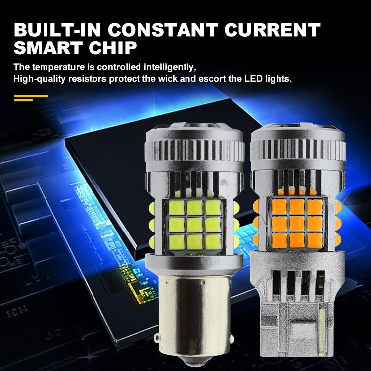 2021 New 1156 Ba15s 1157 Bay15D 35SMD 3030 LED Replacement Bulbs Brake Turn Signal with Super Bright Car Light Auto Lighting 29W