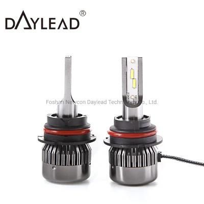 30W 6000lm Csp Chip Automobile H4 H11 LED Headlight with 6000K Warranty 2 Years