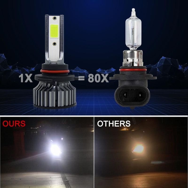 Powerful Super Bright LED LED Headlight 9005 Hb3 Auto Lamp Car Automobiles LED Head Lamp 12V 24V 6000K White Light