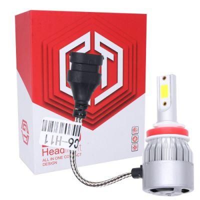 Super Brillante 8000 L&uacute; Menes 60W Auto H7 H4 C6 Ventilador LED Auto 9005 9006 H11 H7 H4 Coche H4 C6 Faros LED C6