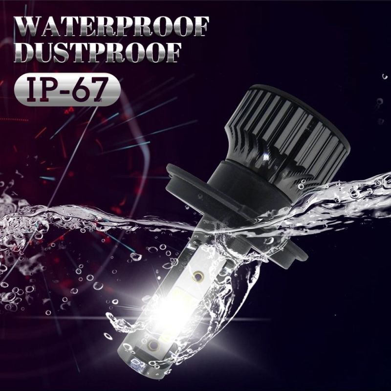 Powerful Super Bright LED LED Headlight H4 Auto Lamp Car Automobiles LED Head Lamp 12V 24V 6000K White Light