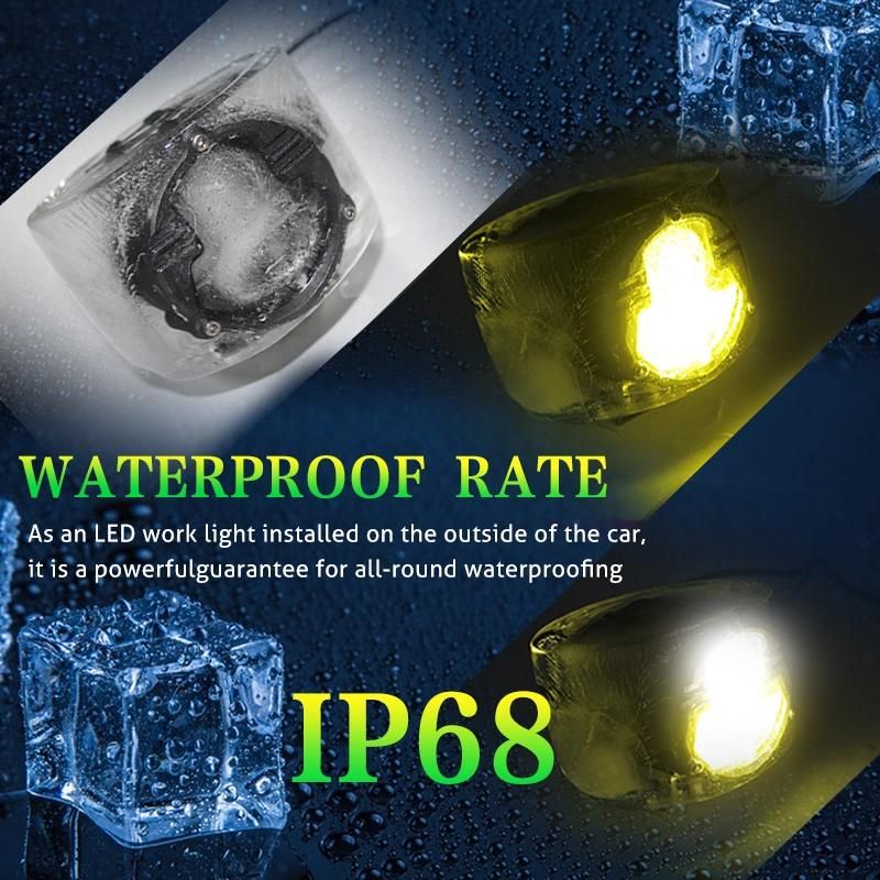 New Highlight Double Light Lens U30 Car Headlight 12V 70W 14000lm Csp High Power 6000K 3000K Motorcycle Light Bulb Lens Bulb
