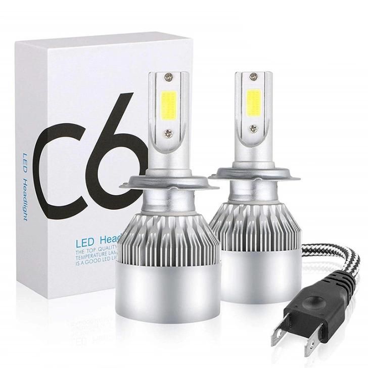 LED Car Headlight H7 H8 H11 9005 Hb3 9006 Hb4 9007 9004 H13 LED Fog Light Bulb 6500K