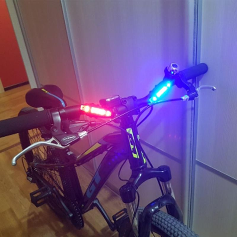 Lism Bicycle Light USB Bike LED Taillight Rear Tail Safety Warning Cycling Portable Light Rechargeable Mountain Bike Light
