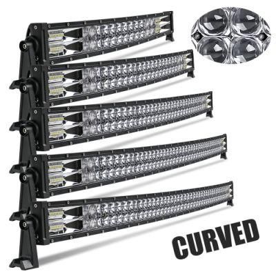 Curved off Road LED Bar, 2 Row Barra LED 32&quot; ; 42&quot; 50&quot; 22inch 52inch 12D Flood Spot 360W Offroad 4X4 Car Truck Curved LED Light Bar