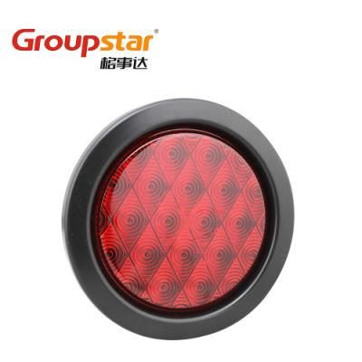 Waterproof DOT 24V 4 Inch Round LED Trailer Truck Stop Tail Lamps LED Auto Light