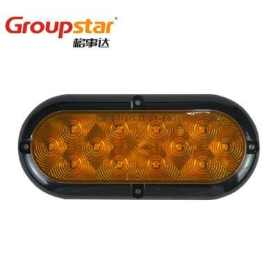 Factory Price 24V 12V 6inch Rear Tail Turn Indicator Oval LED Trailer Light LED Auto Light