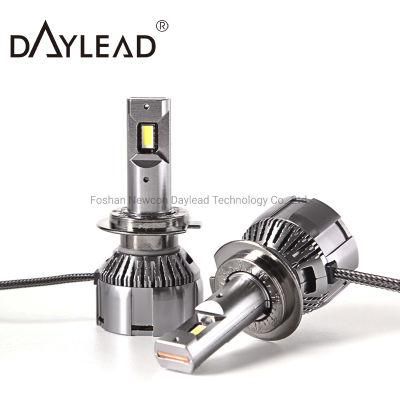 300% Brighter Outside Intelligent Driver Long Life Span H7 H4 LED Headlights