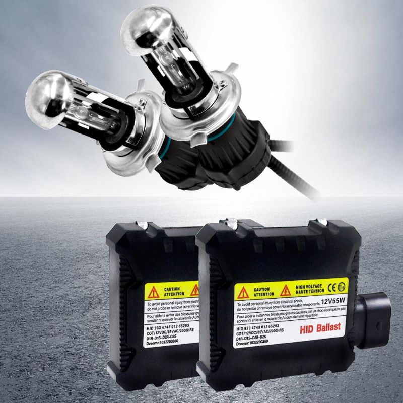 Wholesale HID DC Hernia Lamp 35W 55W 3000K 4300K 6000K H4 Ballast Xenon Kit