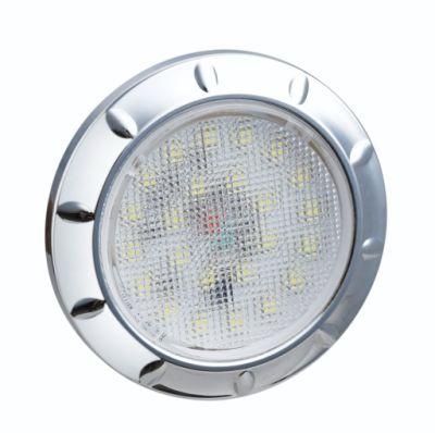 Manufacturer Good Supplier E-MARK UV PC Lens Round 12V Interior Ceiling Dome Caravan LED Lights
