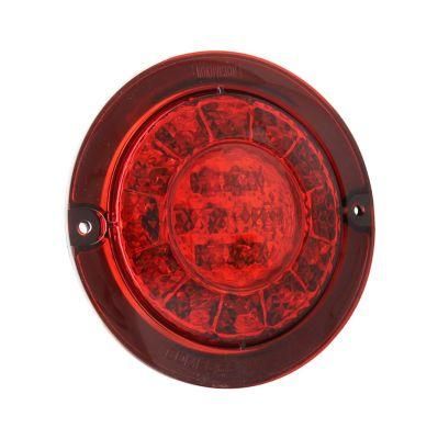 Adr 10-30V UV PC Lens 4 Inch Round Indicator Turn Reverse Signal Tailights LED Caravan RV Coach Bus Tail Lamp Auto Lamp