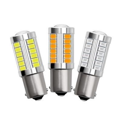 Unjoyliod LED 33SMD S25 P21W Ba15s 1156 5730 5630 LEDs Auto Parking Tail Light Bulbs Car LED Factory