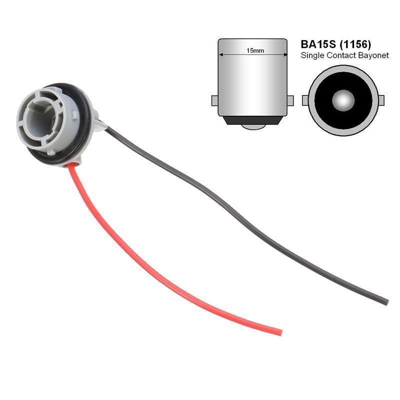 1156 382 Bulb Socket Ba15s Lamp Holder P21W Adapter Base Connector Car Light Base Auto LED Lights Bulb Socket Connector