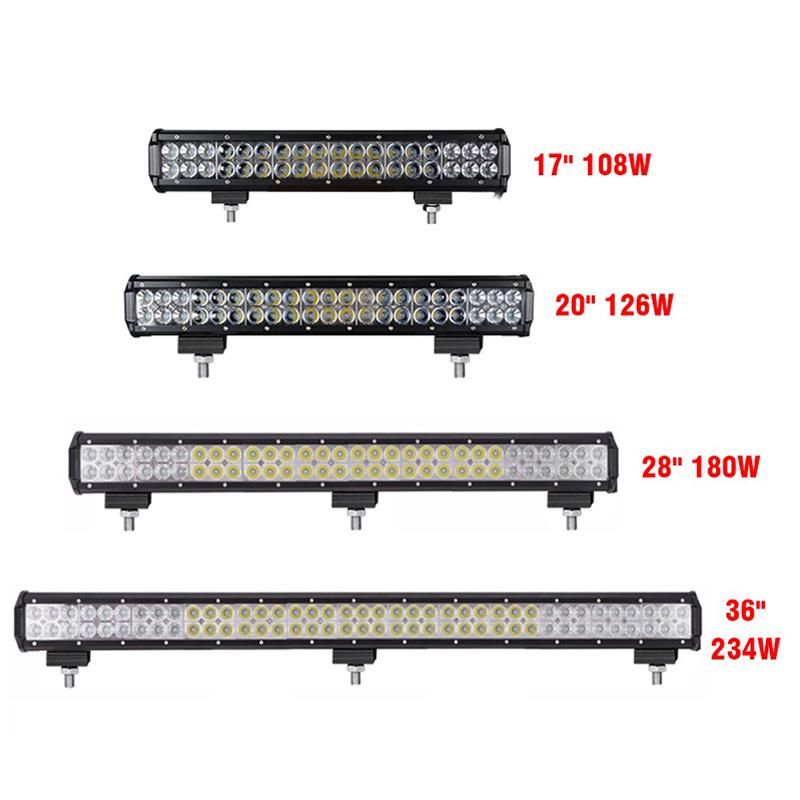 Best Waterproof 126W LED Tractor Light Bar