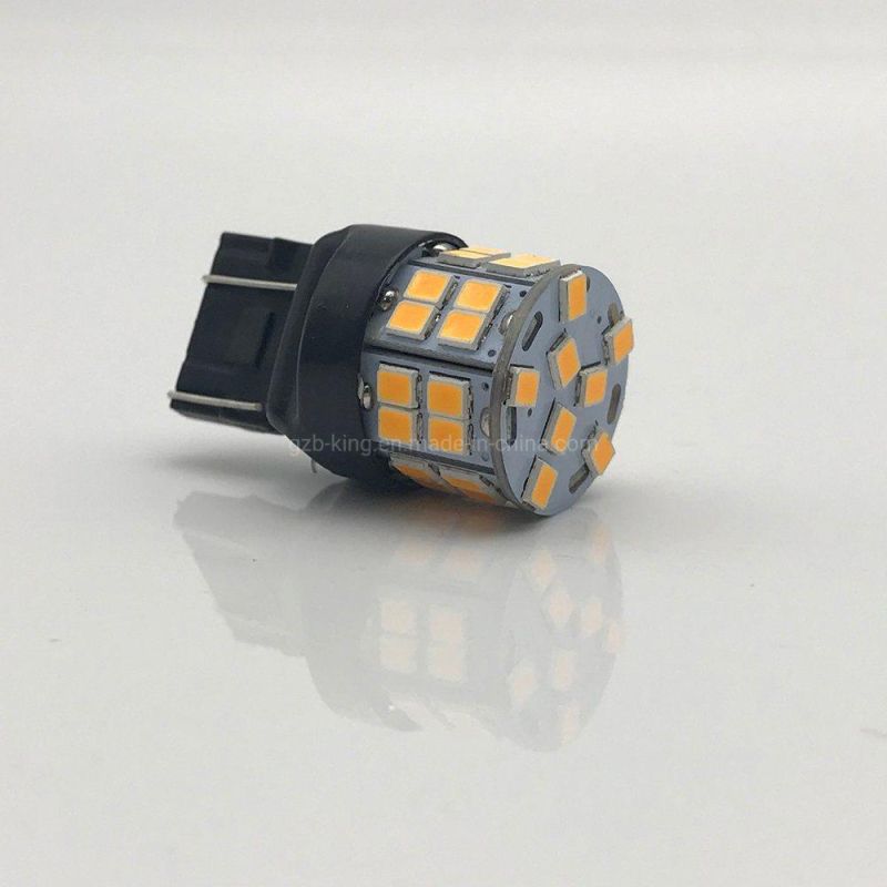 Amber 7443 T20 36SMD 2835 LED Turn Signal Light Bulbs