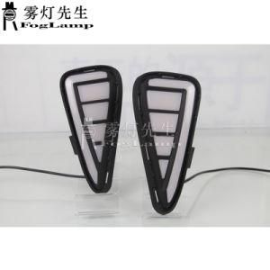 for Toyota Corolla 2015 2016 2017 2018 Fog Lamp DC 12V ABS DRL with Yellow Turn Signal Lights Car LED Daytime Running Lights