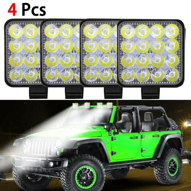 Good Driver 12V 48W LED Car Work Light Flood Car Driving Light IP67 48W Spot Flood 4X4 Ledfog Lamp