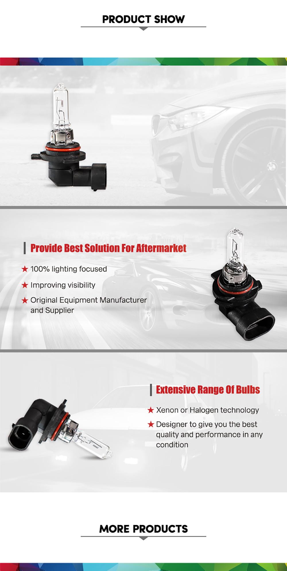 Super Bright 9012 Lamp Hir2 12V 55W Headlight Halogen Bulb